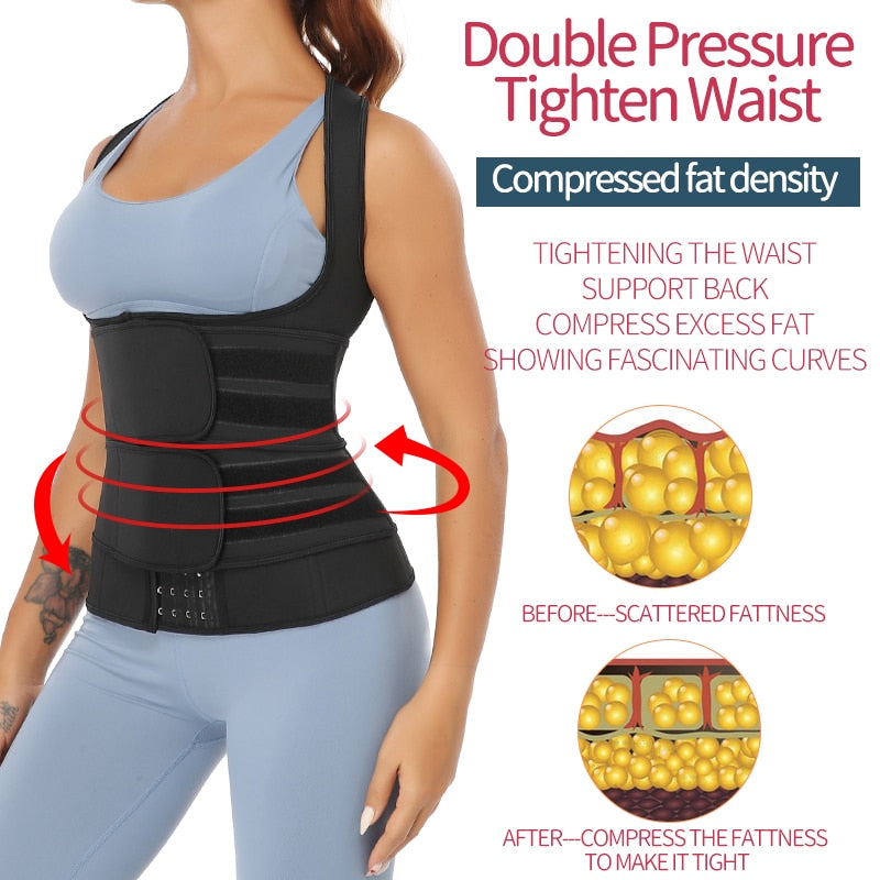 Women Corset Waist Trainer, Workout Body Shaper.