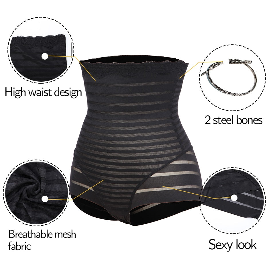 High Waist Body Shaper, Butt Lifter, Waist Trainer, Tummy Control Panties.