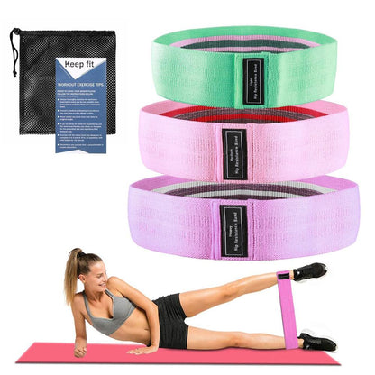 3 Pcs Set Resistance Bands.