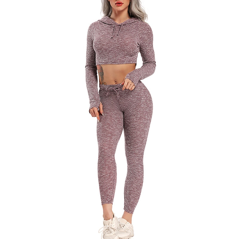 High Waist Fitted Tracksuit That Is Great For Sports