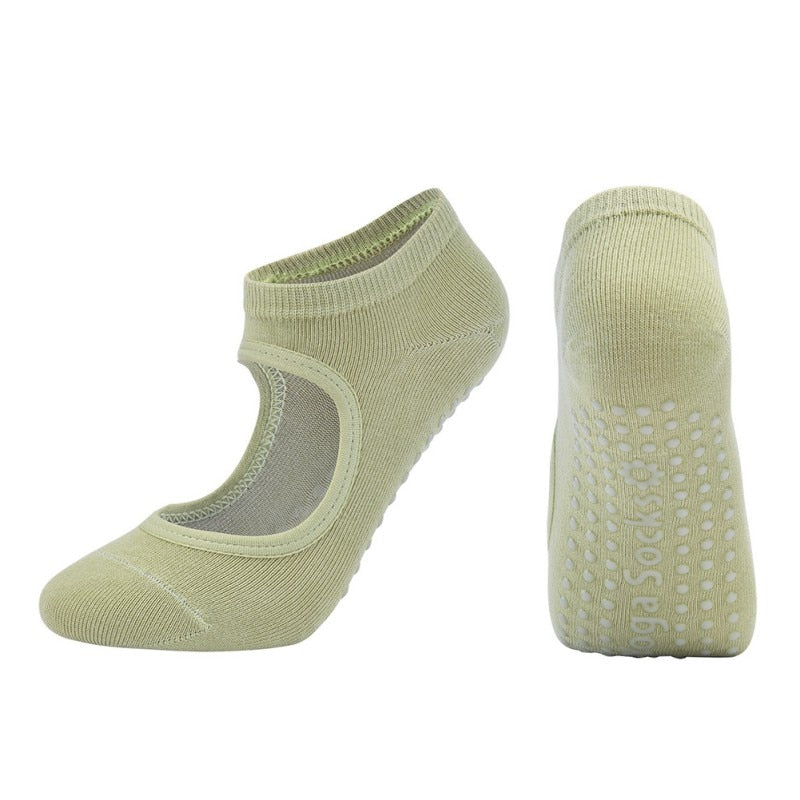 Women Anti-Slip Pilates, Ballet, Dance, Sports And Gym Socks.