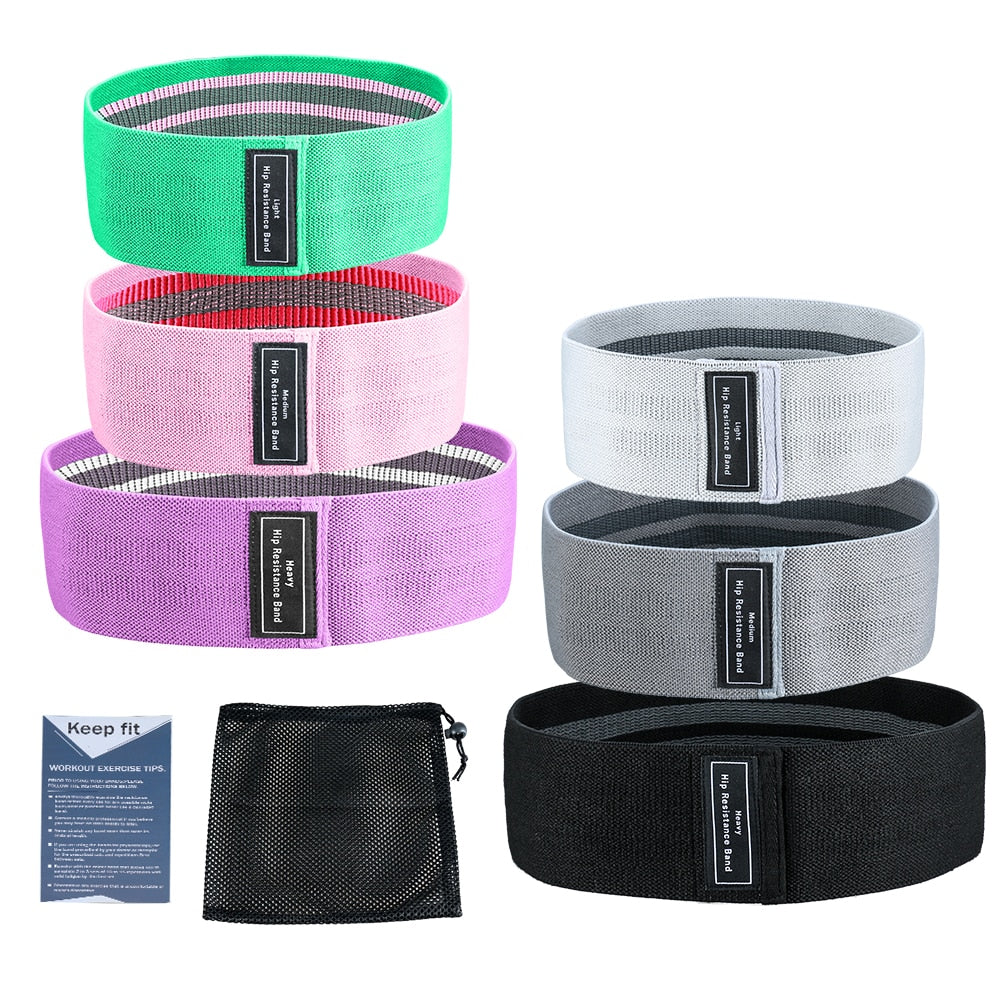 3 Pcs Set Resistance Bands.