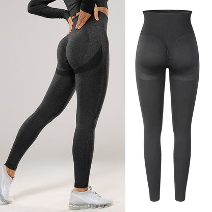 Women Seamless, Butt Lifting, High Waisted, Scrunch Leggings That's Excellent For Workout Activities.