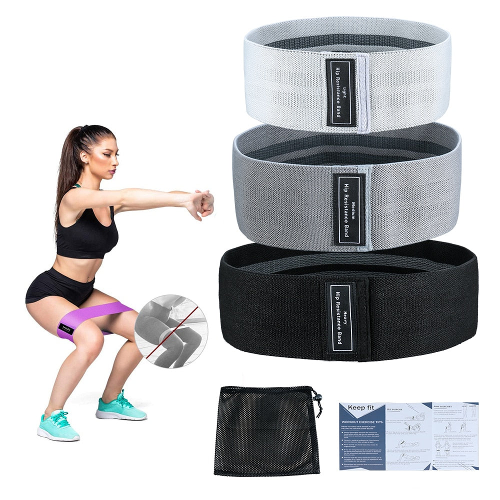 3 Pcs Set Resistance Bands.