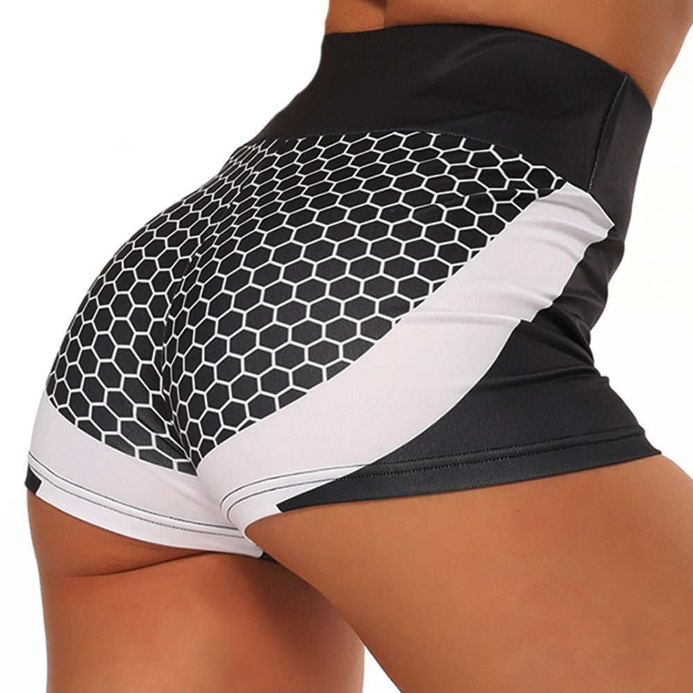 3D Women Defining Shorts Great For Yoga, Gym, Sports, Running, Jogging, And Training Activities.