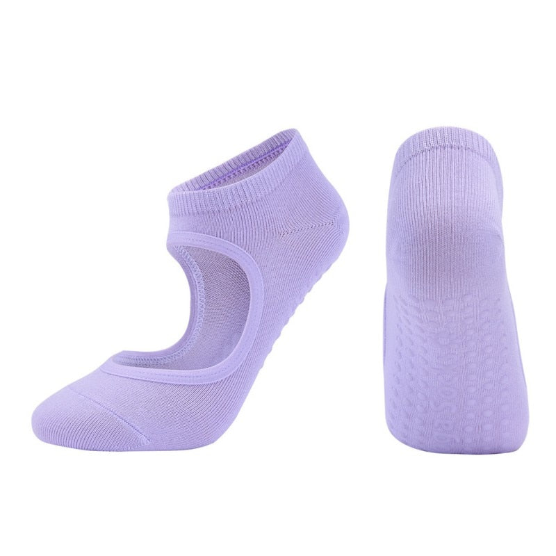 Women Anti-Slip Pilates, Ballet, Dance, Sports And Gym Socks.