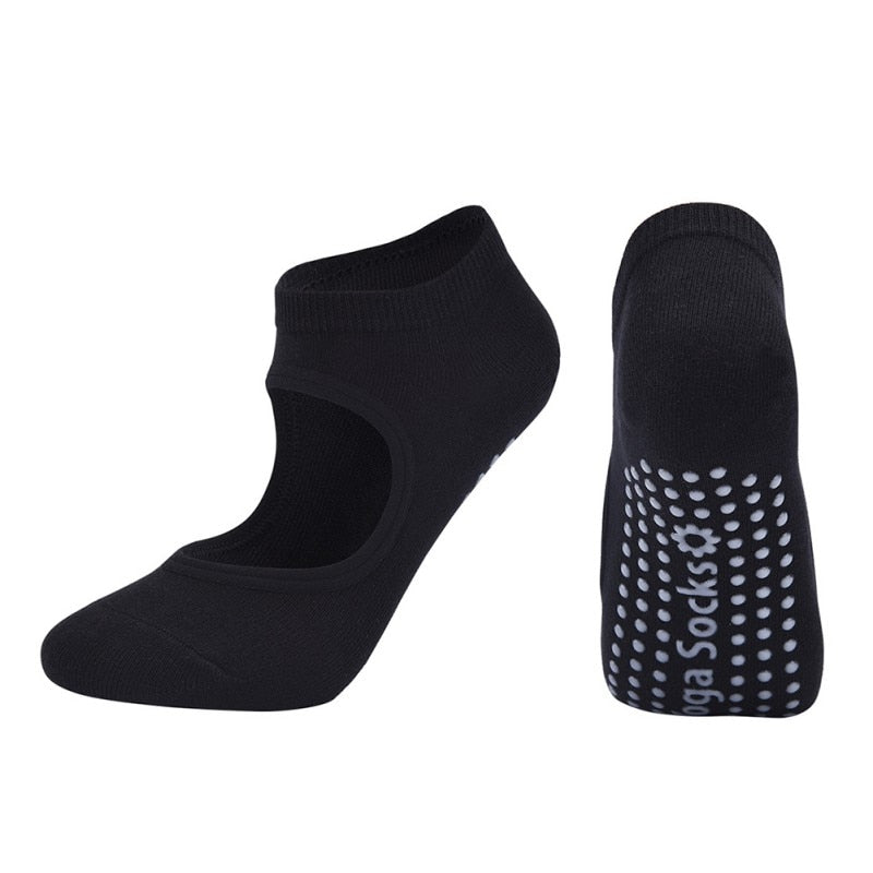 Women Anti-Slip Pilates, Ballet, Dance, Sports And Gym Socks.