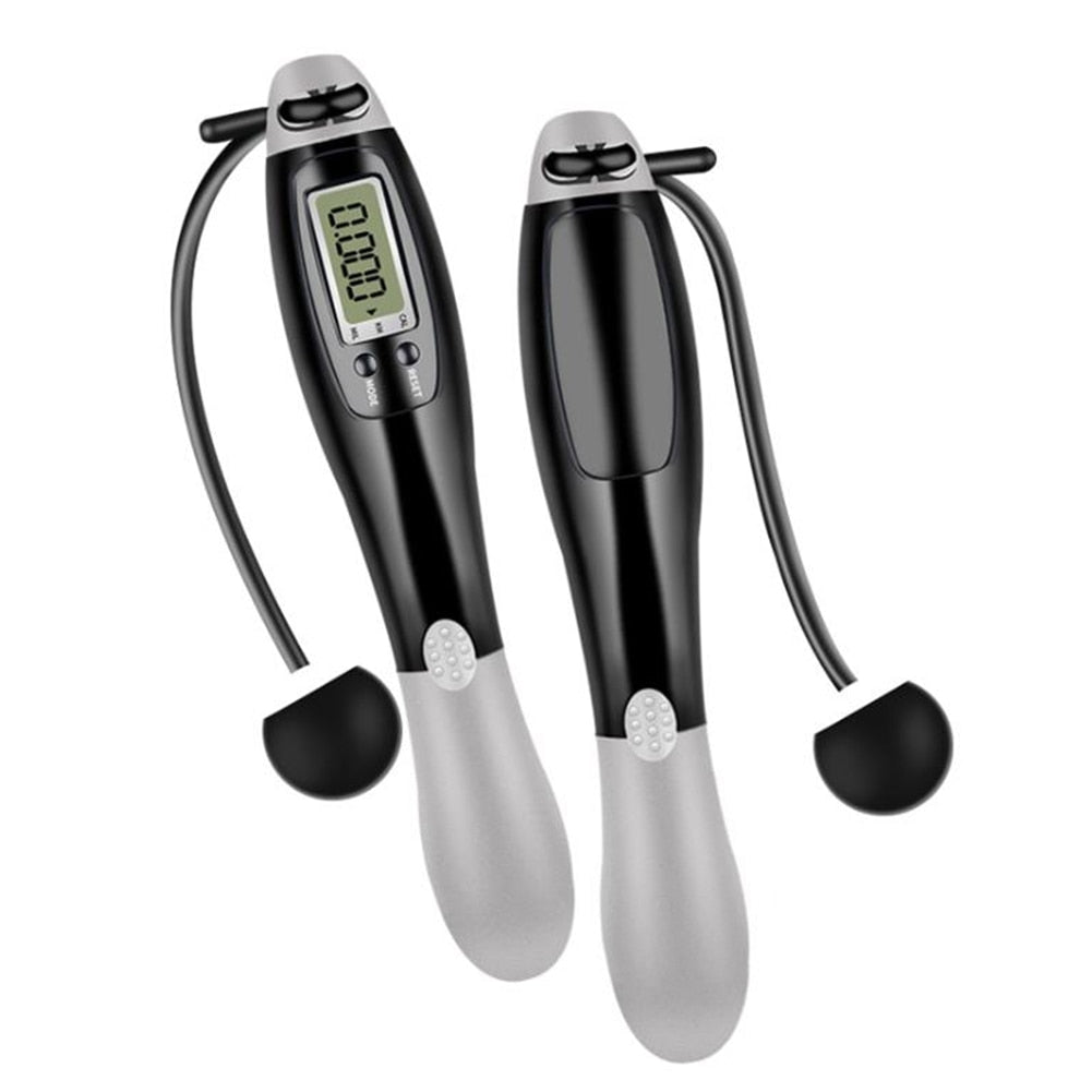 Digital Wireless And Corded Jump Ropes Comes With A Built In Timer And Calorie Counter.