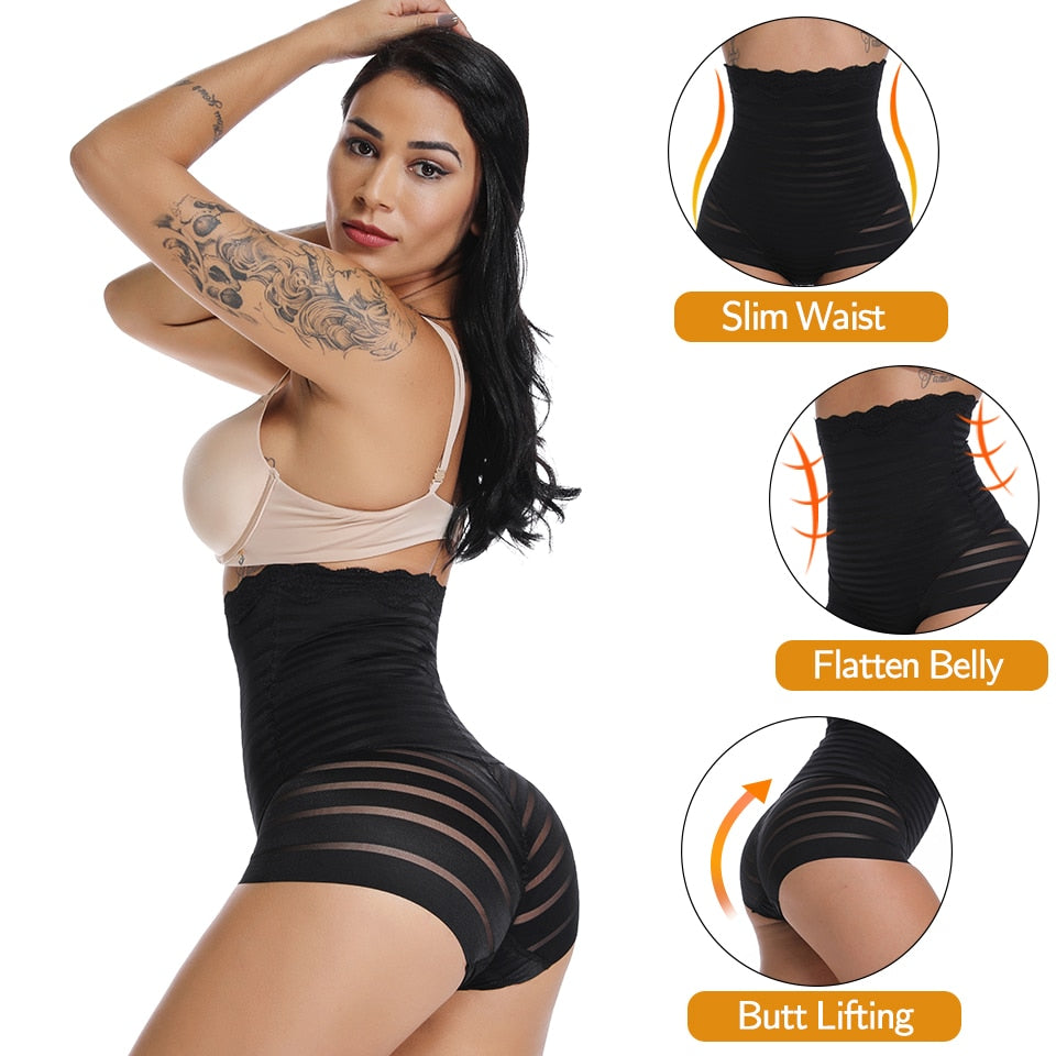 High Waist Body Shaper, Butt Lifter, Waist Trainer, Tummy Control Panties.