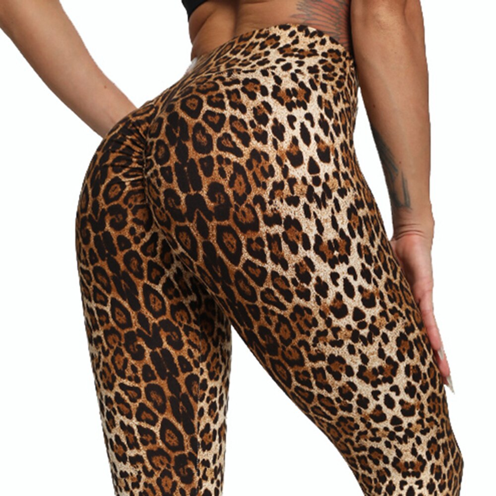 High Waist Leopard And Snake Print Shorts And Leggings.