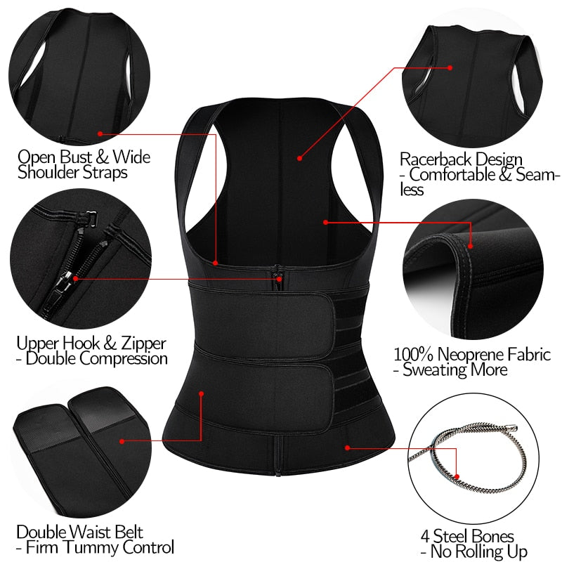 Waist Trainer Corset With Tummy Control Belt.