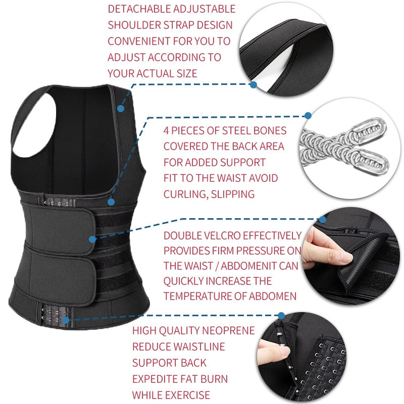 Women Corset Waist Trainer, Workout Body Shaper.