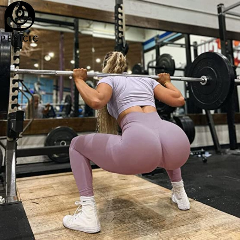 Amplify High Waisted, Seamless, Push Up Booty, Scrunch Bum Leggings.