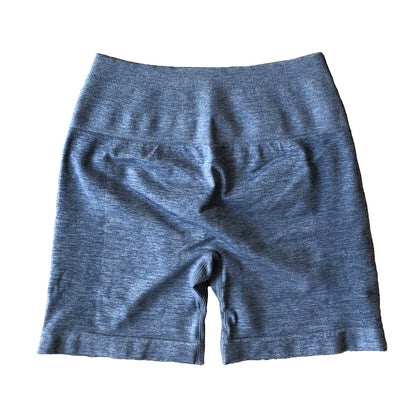 Women Amplify Seamless, High Waisted, Scrunch Booty Workout Shorts And Crop Tops.