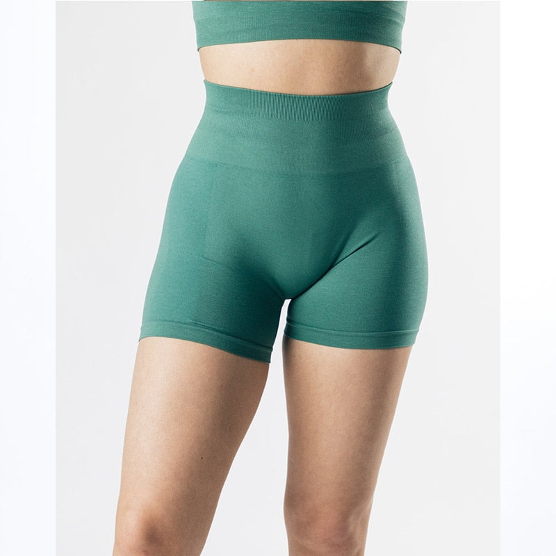 Amplify High Waisted Women Seamless Butt Lifting Leggings And Shorts.