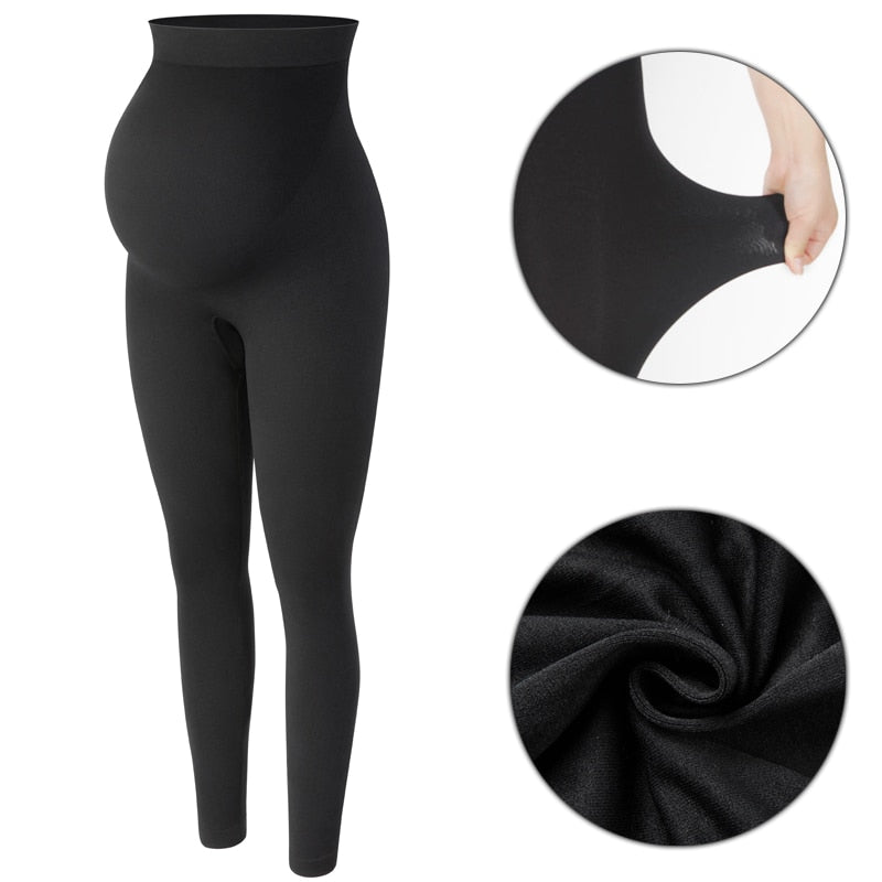 High Waist Belly Support Legging For Pregnant Women.