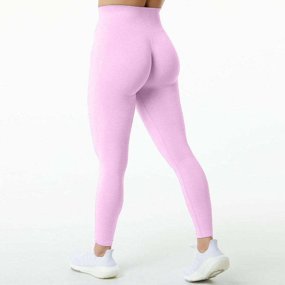 Women Amplify Scrunch Butt, Push Up Booty Legging And Long Sleeve Crop Top.