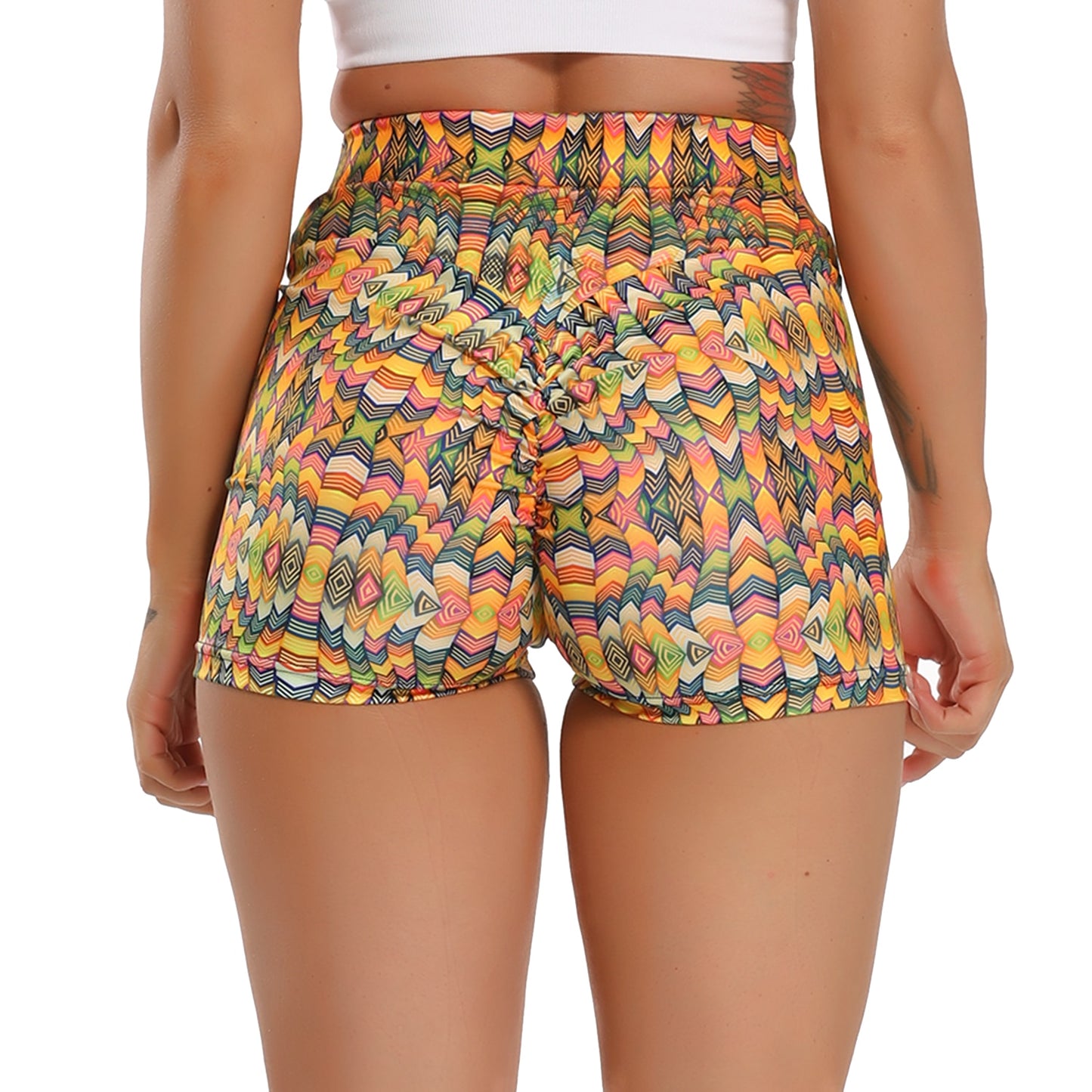 3D Women Defining Shorts Great For Yoga, Gym, Sports, Running, Jogging, And Training Activities.